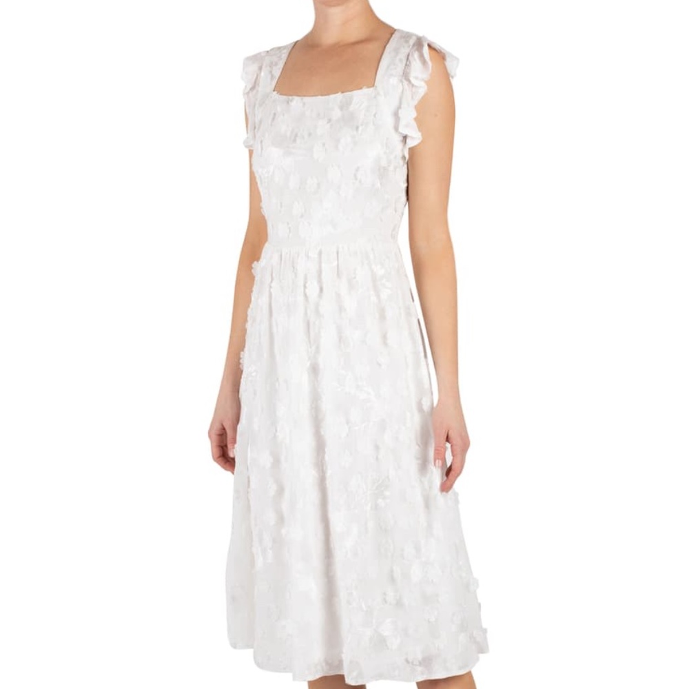 NWT Julia Jordan Romantic Floral Applique Dress - Picture 4 of 7